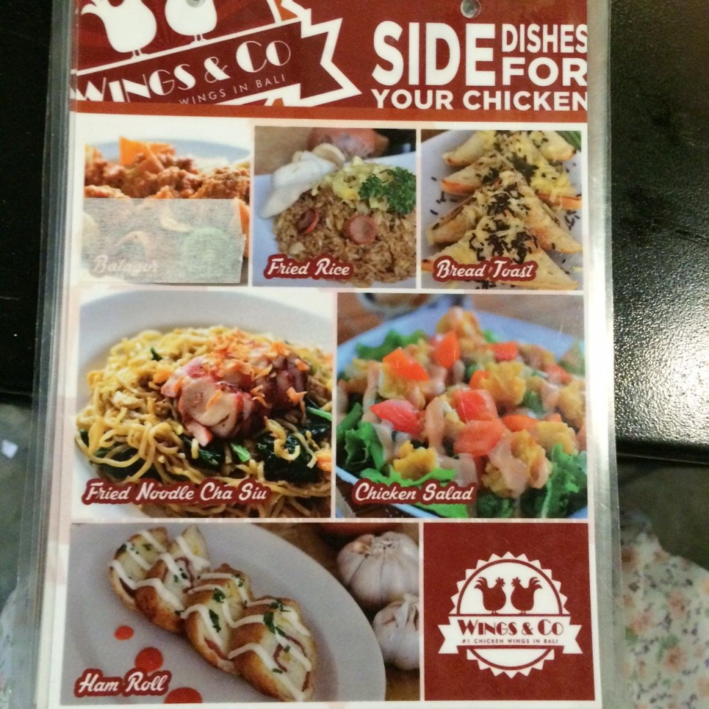 Wings and Co Kuta, Bali best restaurants cafe in Bali guide Bali