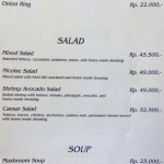 menu bebek tepi sawah Ubud