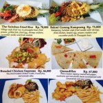 menu single fin jimbaran bali