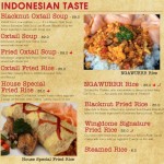 menu wingdome bali